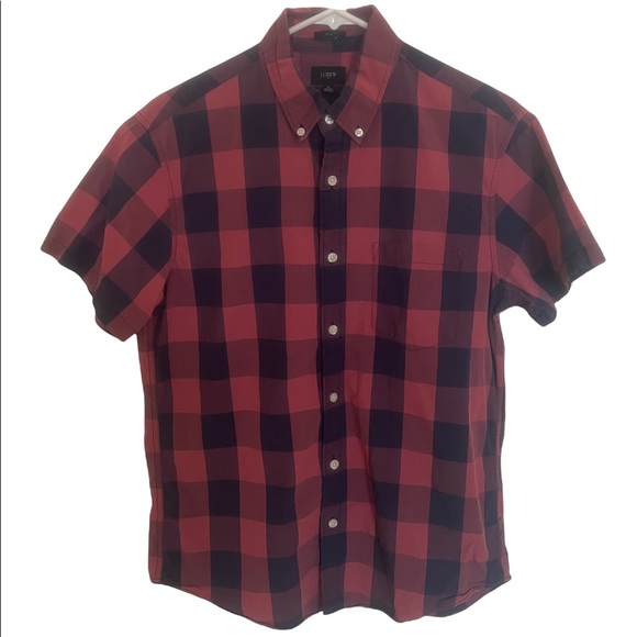 J. Crew Other - J Crew Factory buffalo plaid slim fit casual button down shirt